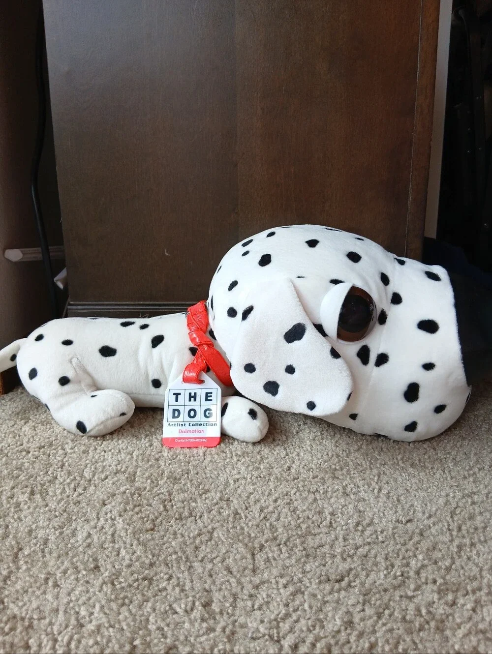 RARE Vintage THE DOG Artist Collection Dalmatian Plush Toy Y2K
